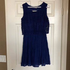 Blue lace dress from rebellion cocktail